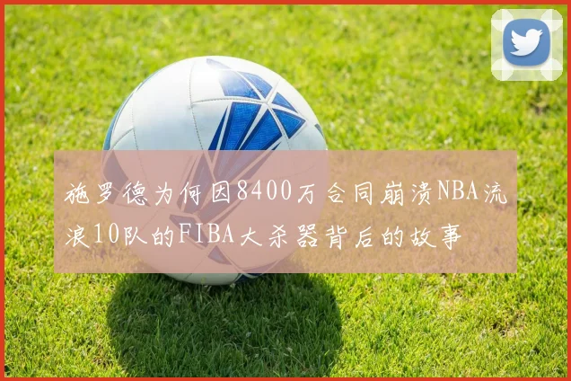 施罗德为何因8400万合同崩溃NBA流浪10队的FIBA大杀器背后的故事